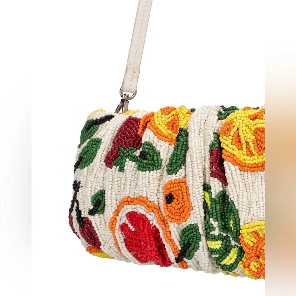 🌺🎉HP🎉🌺 NWT Staud Beaded Bean Bag Fruit Salad - Picture 7 of 16